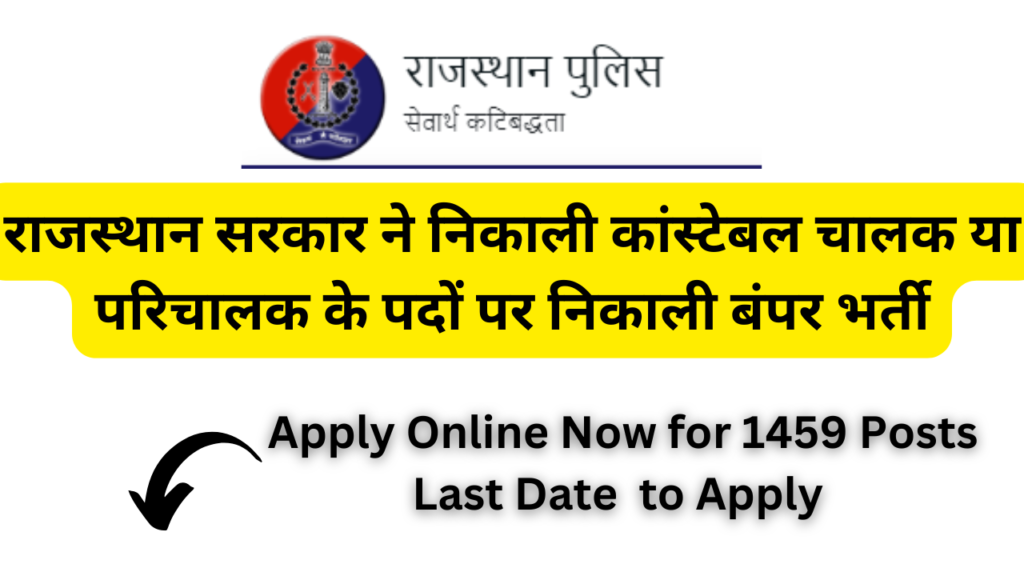 Rajasthan Police Constable recruitment 2025
