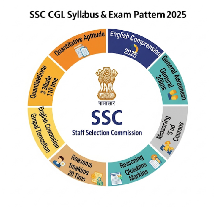 Ssc CGL 2025 syllabus And exam pattern