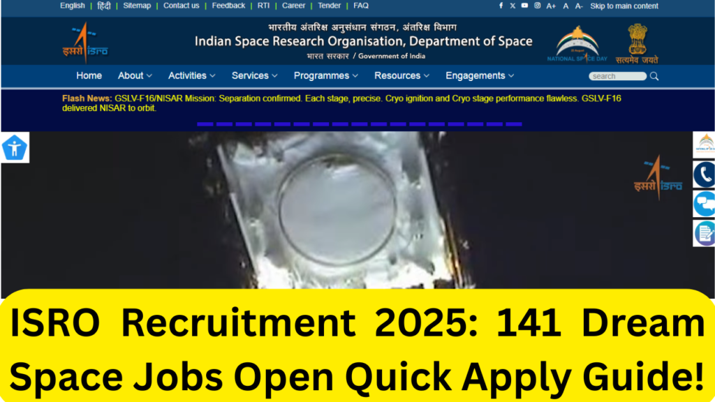 isro recruitment 2025