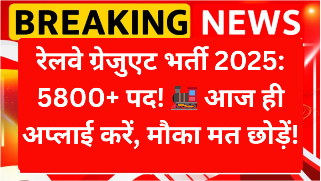 railway recruitment 2025 graduate